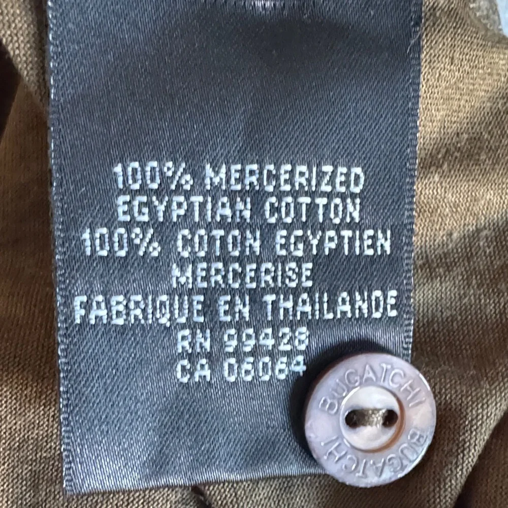 Bugatchi Men's Brown Polo Shirt